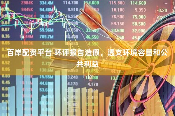 百岸配资平台 环评报告造假，透支环境容量和公共利益